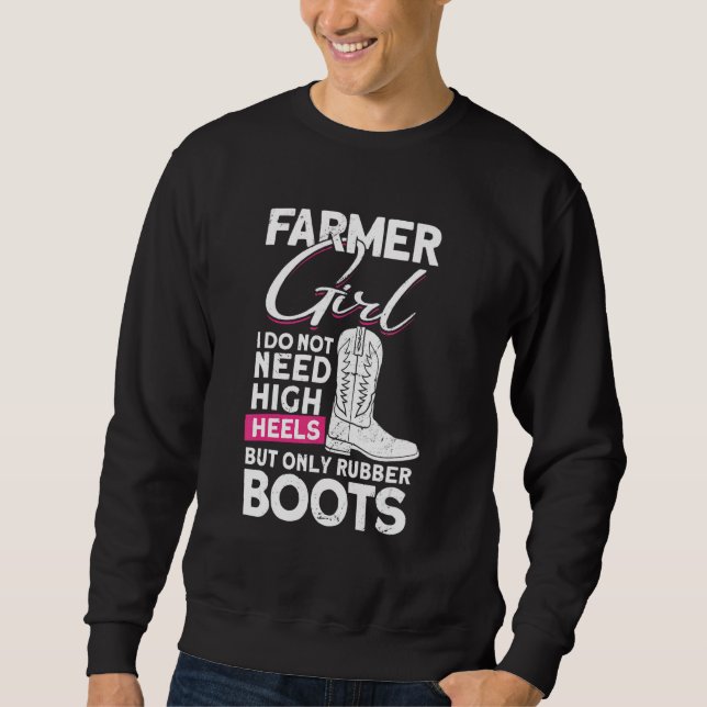 Farmer Girl  Farmer Sweatshirt (Vorderseite)