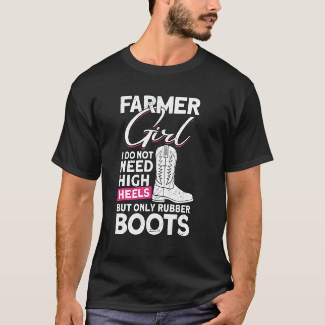 Farmer Girl  Farmer T-Shirt (Vorderseite)