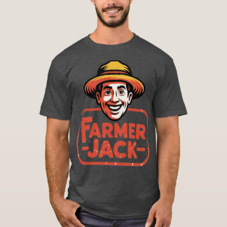 Farmer Jack Retro 80er Old School Vintage T-Shirt