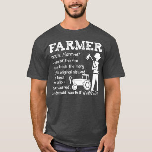 Farmer One Of Few Who Feeds The Many Farming Ranch T-Shirt