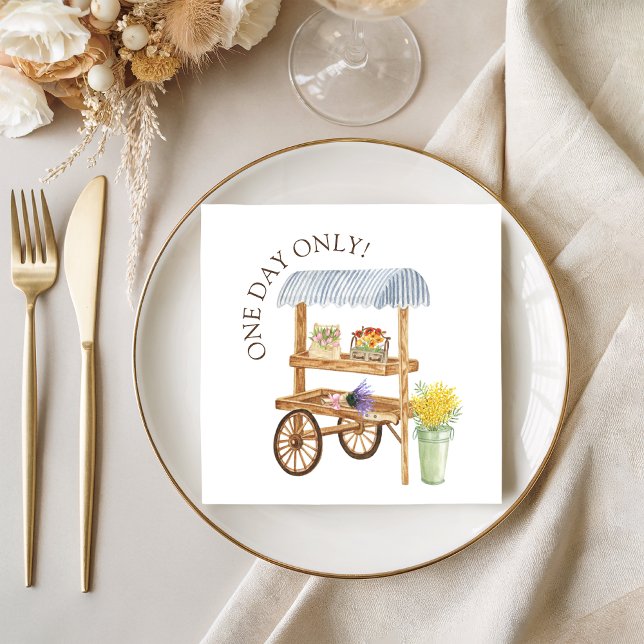 Farmer’s Market Party Napkin Serviette (Von Creator hochgeladen)