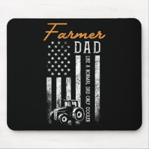 Farmer Traktoren USA Amerikanische Flagge Patrioti Mousepad