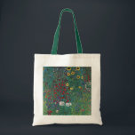 Farmergarden w Sonnenblume von Klimt, Vintage Blum Tragetasche<br><div class="desc">Der Bauerngarten mit Sonnenblume (1905/06) von Gustav Klimt ist ein Vintages Viktorianisches Zeita Symbolismus kunstvolle Blumenmalerei. Eine Naturlandschaft mit einer Vielfalt an Blume und Sonnenblumen in einem Garten auf einem Bauernhof. Über den Künstler: Gustav Klimt (1862-1918) war ein österreichischer Symbolik-Maler und einer der prominentesten Mitglieder der Wiener Jugendstil-Bewegung.</div>