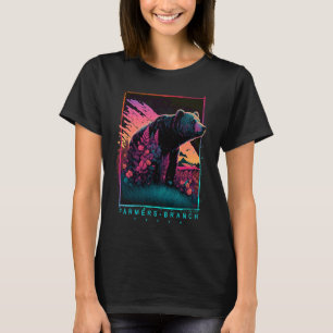 Farmers Branch Texas Vintage-Bär T-Shirt
