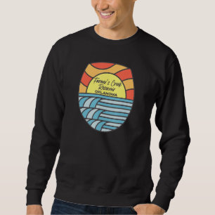 Farmers Creek Reservoir Oklahoma Ok Sonnenuntergan Sweatshirt