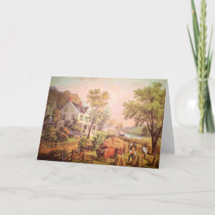Farmer's Home Harvest Greeting Card Karte