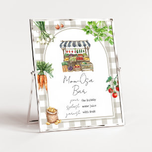 Farmers Locally Grown Shower Mom Osa Bar Schild