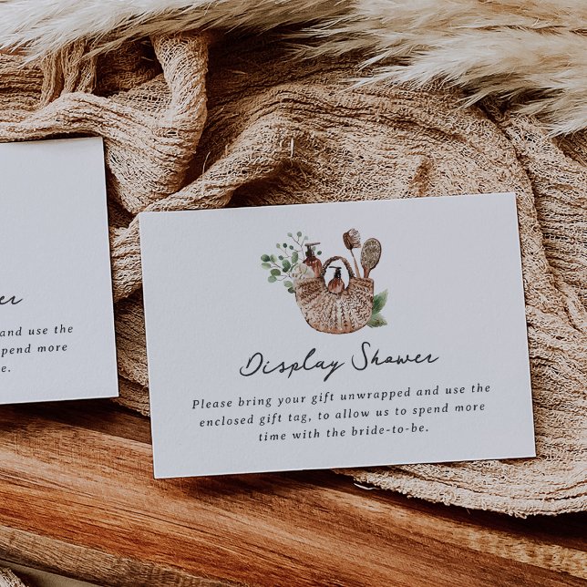 Farmers Market Bridal Shower Unwrapped Gift Begleitkarte (Von Creator hochgeladen)