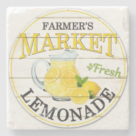 Farmers Market Frische Limonade Steinuntersetzer