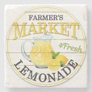 Farmers Market Frische Limonade Steinuntersetzer