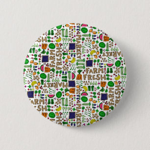 Farmer's Market Medley Button