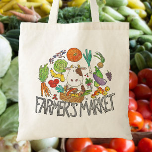 FARMER'S MARKET Tote Tasche von Nicole Janes