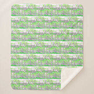 Farmette Sherpa Blanket Sherpadecke