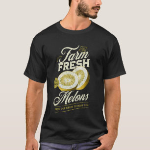 Farmfrische Bio-Melonen Bauernmarkt Selbstantbau T-Shirt