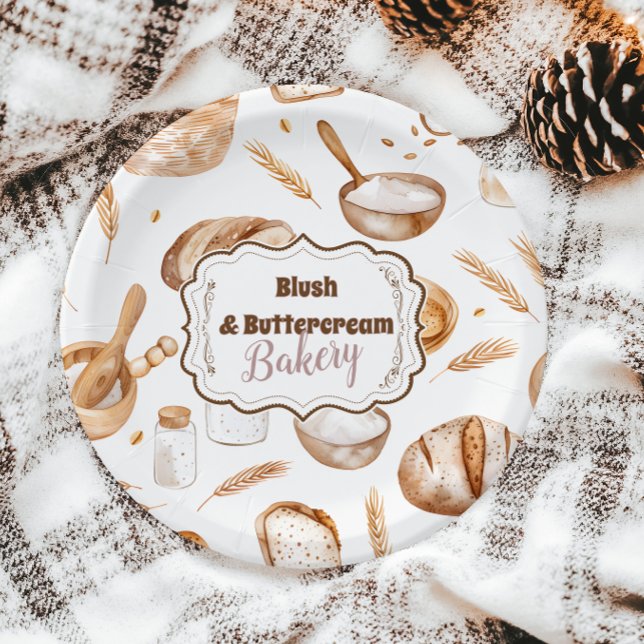 Farmhouse Artisan Bakery Pappteller (Von Creator hochgeladen)