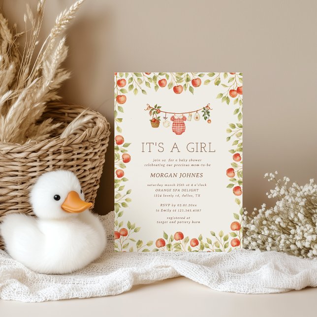 Farmhouse Baby Clothesline Baby Shower Einladung (Von Creator hochgeladen)