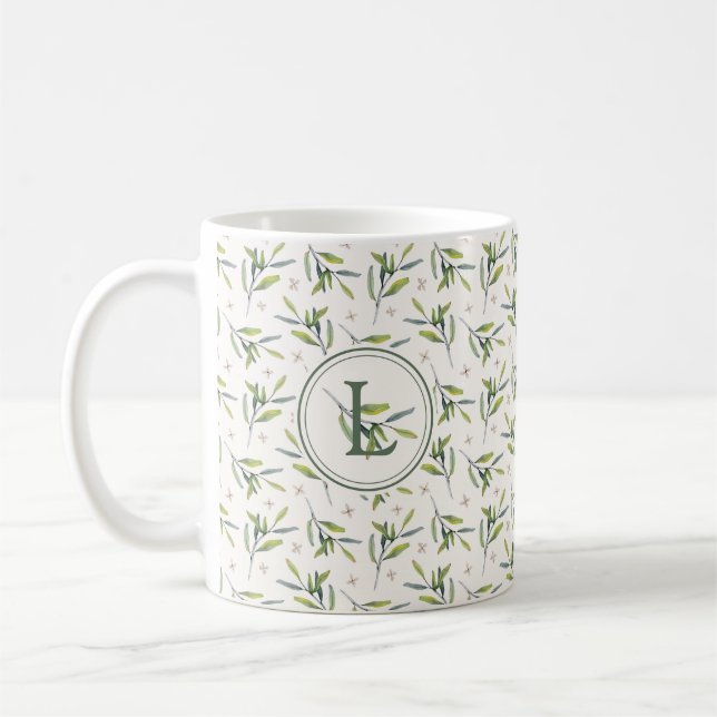 Farmhouse Botanical Initial L Cottage Garden Kaffeetasse (Links)