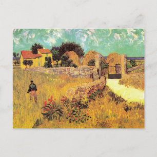 Farmhouse in Provence by Vincent van Gogh Postkarte