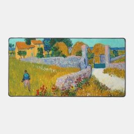 Farmhouse in Provence Van Gough Desk Mat Schreibtischunterlage