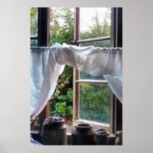 FARMHOUSE KITCHEN FENSTER POSTER
