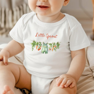 Farmhouse Little Sprout Wäscheleine Babyparty Baby Strampler