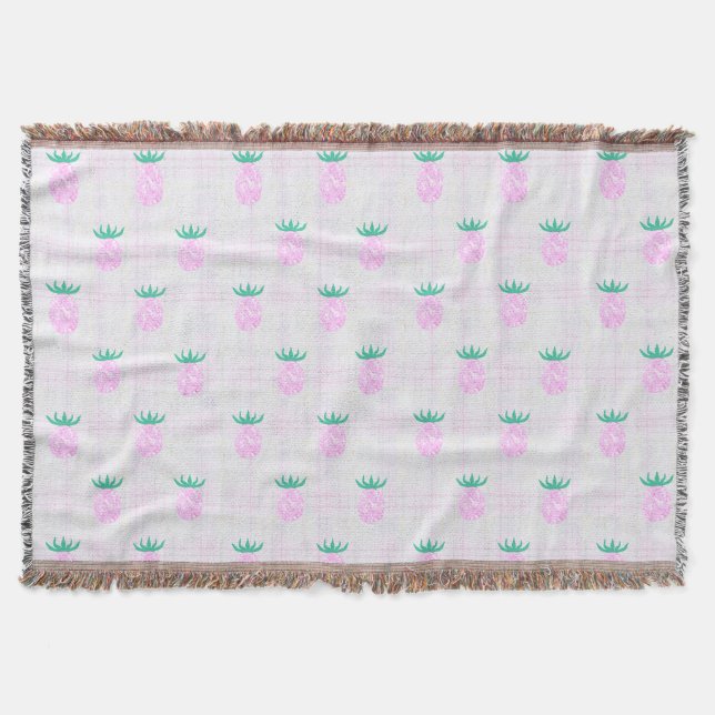 Farmhouse Pineapples Decke (Vorderseite)