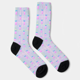 Farmhouse-Rosa-Ananas Socken