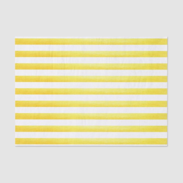 Farmhouse Style Lemon Striptepapier Seidenpapier (Vorderseite)