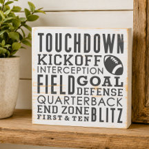 Farmhouse Style Not leidende Fußball-Begriffe Coll