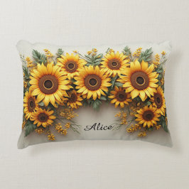 Farmhouse Sunflower Garden Art Dekokissen