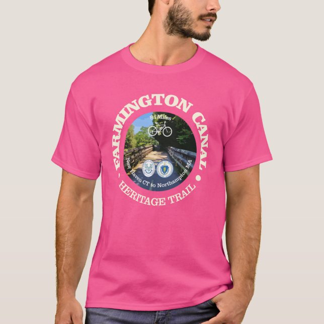 Farmington Canal Heritage Trail cycling c T-Shirt (Vorderseite)