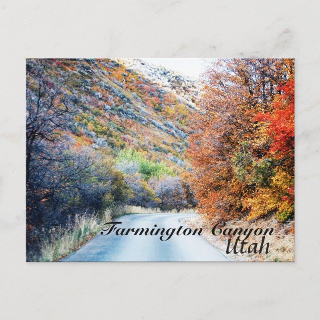 Farmington Canyon Utah Landschaftlich Drive Postkarte (Vorderseite)