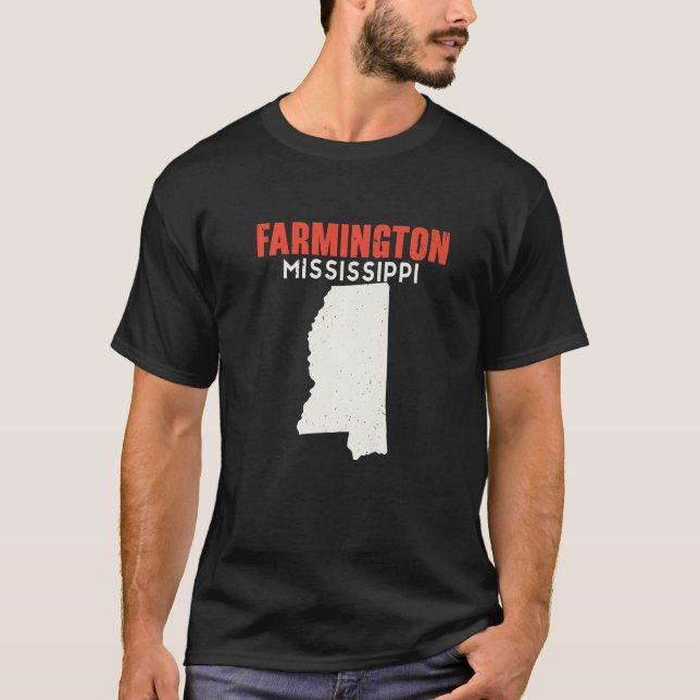 Farmington Mississippi USA Staat America Travel Mi T-Shirt (Vorderseite)