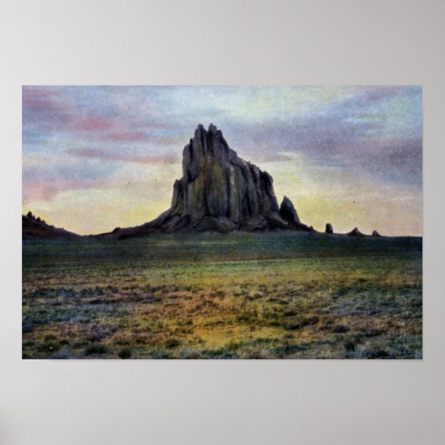 Farmington New Mexico Ship Rock Poster (Vorne)