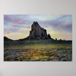 Farmington-New Mexiko-Schiffs-Felsen Poster