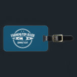 Farmington River Connecticut Kayaking Gepäckanhänger<br><div class="desc">Der Fluss Farmington ist der größte Nebenfluss des Flusses Connecticut.</div>