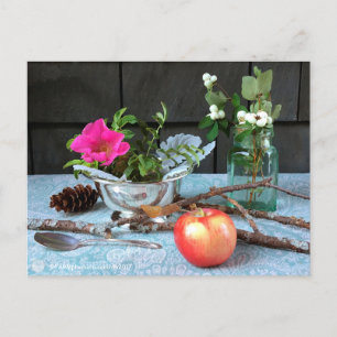 FARMphemera.com "Antiquitäten & Wilde Rose" Postka Postkarte