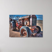 Farms Rusty Antique Tractor
