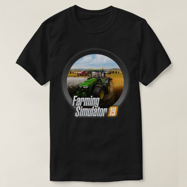 Farmsimulator 19-Logo T-Shirt (Design vorne)