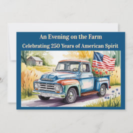 Farmstead Americana ★ Patriotic US 250 Celebration Einladung