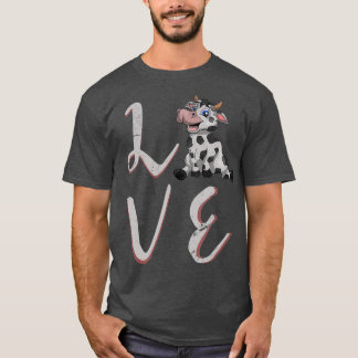Farmtierkuh Lover Valentinstag Geschenkkühe T-Shirt