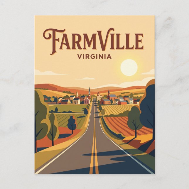 Farmville USA Postkarte (Vorderseite)