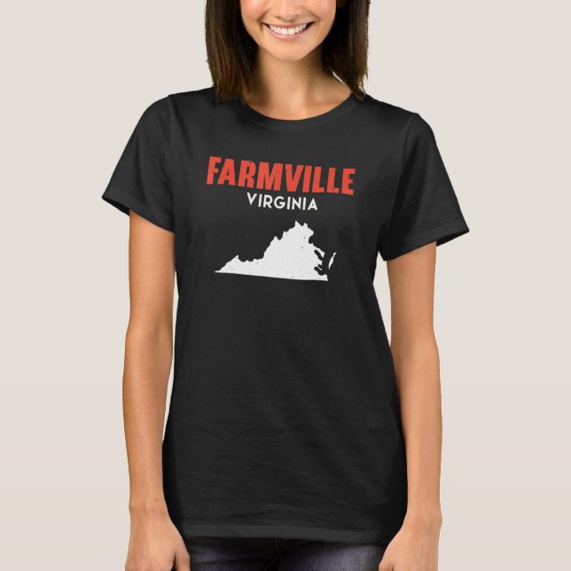 Farmville Virginia USA Staat America Travel Jungfr T-Shirt (Vorderseite)
