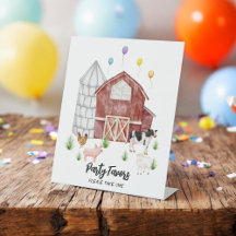 Farmyard Barnyard Farmtiere Geburtstagsparty