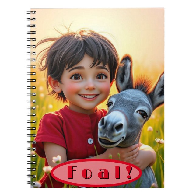 Farmyard Chums Foal Notebook Notizblock (Vorderseite)