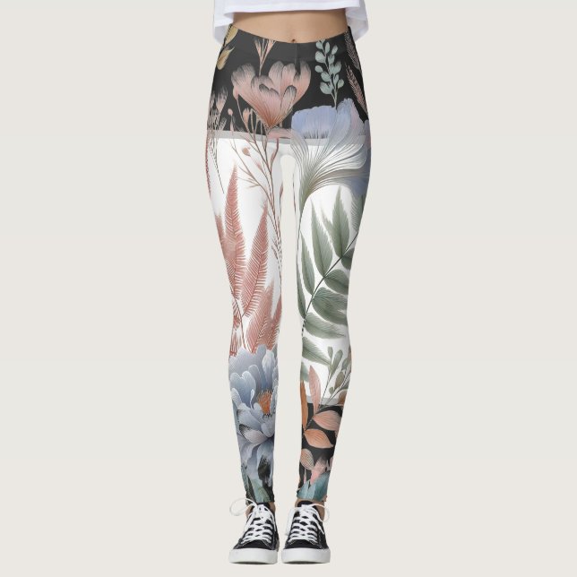 Farn Blätter artisticpastel piml Leggings (Vorderseite)