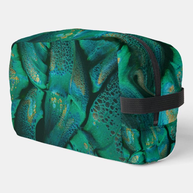 Farn-Fantasie-Tasche Waschbeutel (Linke Seite)