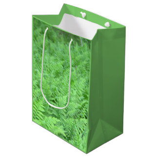 Farn-Foto-Geschenktasche  Mittlere Geschenktüte