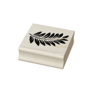 Farn-Gummi-Briefmarke Gummistempel
