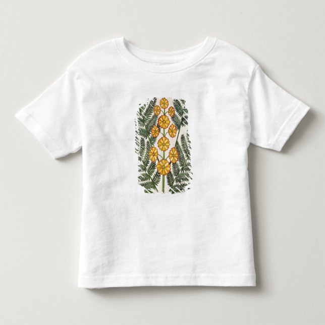 Farn mit gelben Blumen Kleinkind T-shirt (Vorderseite)